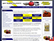 Tablet Screenshot of golustro.com